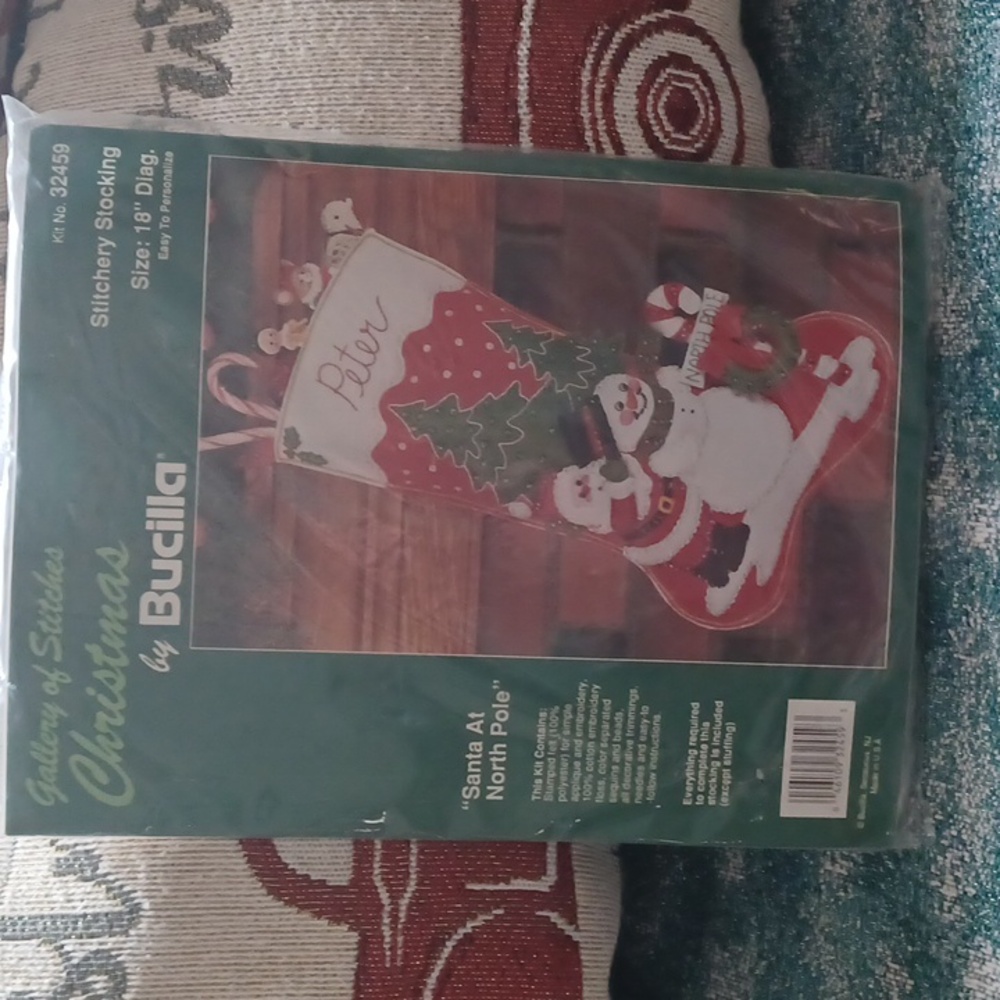 Bucilla Stitchery Stocking New